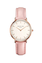 **The TRIBECA White and Pink Rose Gold Watch by Rosefield  : **The TRIBECA White and Pink Rose Gold Watch by Rosefield

