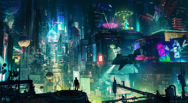 Cyberpunk City, Artu...