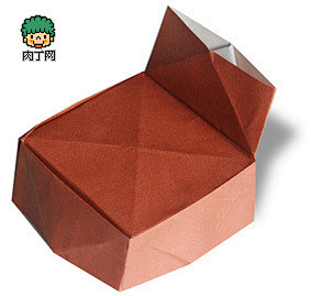 儿童折纸大全之折纸沙发的做法