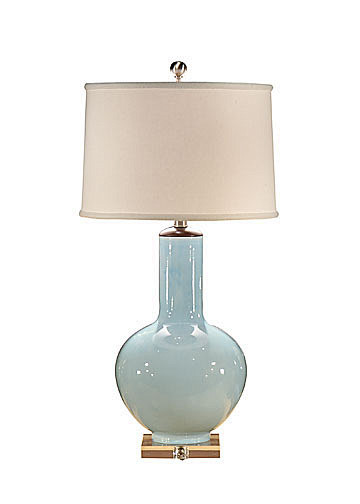 BOTTLE BLUE LAMP