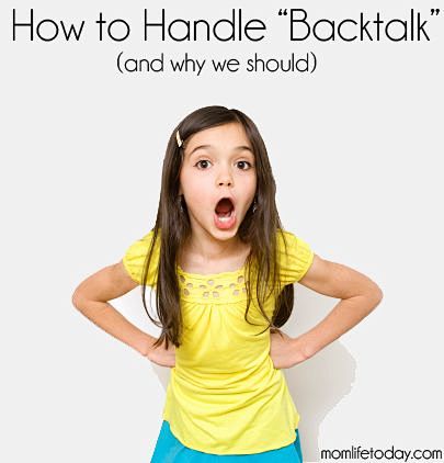如何处理“Backtalk”以及为什么！...