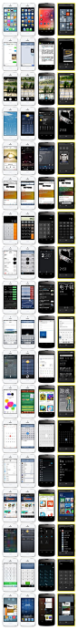 【iOS 7 vs iOS 6 vs Android 4.2.2 vs Windows Phone 8.0】一张图认识各大平台用户界面区别！