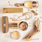 What better way to celebrate the holiday season with some champagne, gold pumps, and of course #CeramideCapsules! #HolidaysWithArden #ElizabethArden #beauty #holiday #gift