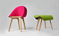 emilia lucht folds collapsible stool into the nuno chair