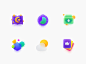 Icons for Capsule : Icons for new promo page for smart speaker Capsule by Mail.ru https://capsula.mail.ru/ (new version coming soon)