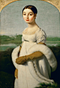 Энгр, Жан-Огюст-Доминик (1780- 1867) -- Мадмуазель Ривьер