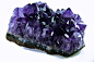 纯天然紫色的水晶高清图片