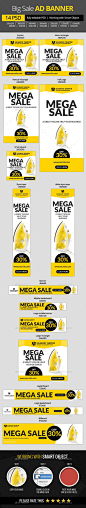 Big Sale Web Banners - Banners & Ads Web Elements: