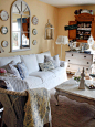 Shabby Chic Cottage Living Room