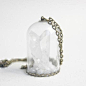 天然原石复古玻璃罩项链/戒指 | Magibuy美奇#创意设计# #项链# #复古#
