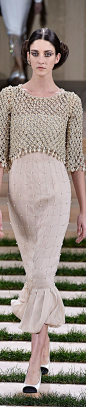 Chanel Spring 2016 Couture...Gorgeous embellishments.Cheaper to have custom-made than purchasing from salon.: 