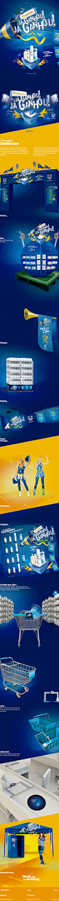 Unilever // Promoção  : Aproveitando o momento Copa do Mundo no Brasil, desenvolvemos a campanha “Já ganhou! Já ganhou” com mecânica simples: Comprou R$ 30, R$50 ou R$70 em produtos Unilever é só correr pro abraço e escolher seu prêmio”.FICHA TÉCNICADiret