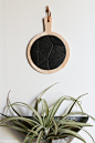 A ceramic and wood trivet doubles as a hanging work of kitchen-friendly art
ceramic and wood trivet  | geometric | triangles | prism - ready to ship