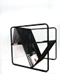 极简主义工业风金属椅子设计 钢管搭配绳子 完美美感