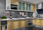 让你从此爱上厨房 现代厨房装修设计效果图 #厨房# #现代# #简约#