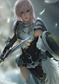 ArtStation - Lightning FFXIII-2, Sean Tay