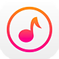 無料で聴ける音楽アプリ！SoundMusic #App# #icon# #图标# #Logo# #扁平# @GrayKam