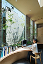 Keisuki Maeda designs building- - Sunlight is allowed inside the room to give life to the plants around you, even on your desk. But of course, it’s done in way that won’t discomfort you; in fact, it would inspire you more.