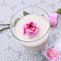 鲜花酸奶玫瑰味全脂酸牛奶 女人必备酸奶，早晚一支，养颜润肠胃。