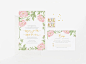 Boda invitación hermosa peonía romántico Floral personalizado : Boda invitación hermosa peonía romántico Floral personalizado  Personalizada esta invitación de la boda hermosa y nombre de tu novio, cambiar la fecha y el lugar con el suyo y se ha convertid