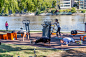 Commercial Outdoor Fitness Equipment : Urban Play designs, supply and install commercial playgrounds and outdoor fitness destinations across Queensland, Northern NSW and NT.