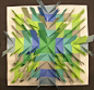 Radiating pattern: Paper Relief Sculpture