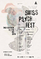 SWISS PSYCH FEST 2 - Gaël Faure Graphic Design: 