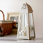 柔软时光 欧式古典小鸟灯塔铁艺烛台摆件 现代简约家居装饰品结婚