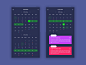 Calendar iOS app UI design