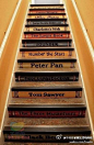 个性{楼梯}设计：书的阶梯