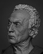 Jigsaw- John Kramer, Vimal Kerketta : Hey guys, likeness sculpt of John Kramer from the movie Saw played by Tobin Bell. I used fiber mesh just for the look for the main render. I liked the sleek look of it, i might change it on the sculpted hair too. Rend