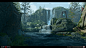 God of War - Foothills Lower, Kyle Bromley : Given the scope of the game it was always a team undertaking. I took over these levels after an early first pass was done and held full ownership until the end of the project. Several assets and materials were 