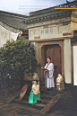 中国风汉服摄影古装中式婚纱照。来自：婚礼时光——关注婚礼的一切，分享最美好的时光。#杭州魔方婚纱摄影##婚纱摄影##汉服#