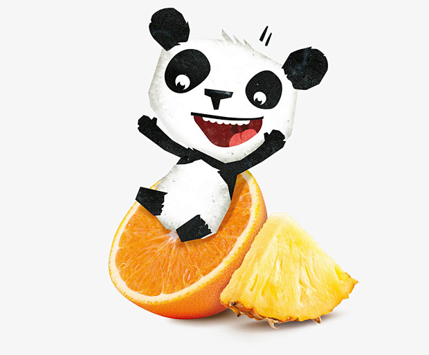 熊猫软饮料 - 宝藏 - 插图与设计