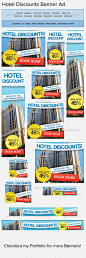 Hotel Accommodation Banner Ad - Banners & Ads Web Elements