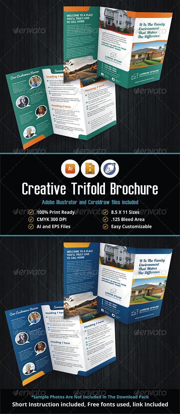 Creative Trifold Bro...