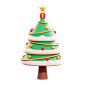 Pine Tree - 20款3D矢量圣诞节插画图标素材下载 Christmas - 3D Icon Premium Pack .blender .psd .figma
