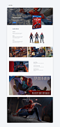Marvel's Spider-Man - website concept