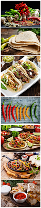JPG 25p墨西哥美食物鸡肉卷餐饮主题 网站PS设计高清摄影图片素材-淘宝网