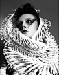 Sculptural Fashion with dramatic spiralling form; architectural fashion design // Shinsuke Mitsouka