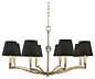 Golden Lighting Waverly 8 Light Chandelier transitional-chandeliers