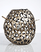 David Wiseman, Unique large Lattice vase containing a branch with bird and blossoms (2012), via Artsy.net: 