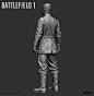 Battlefield 1 - Officer Highres, Rui Mu : I Made the body and accessories, the face and hair by Linus Hamilton.