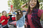 【美图分享】Hero Images 的作品《Women cheering at tailgate barbecue in field》 #500px# @500px社区