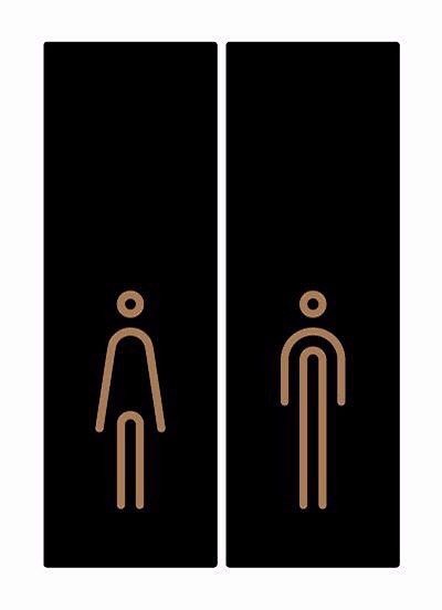 Toilets Signs - AD51...