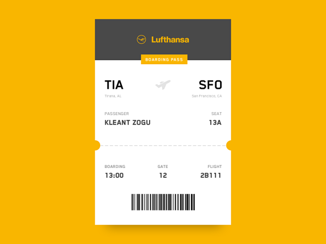 Boarding Pass - Dail...