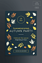 Autumn Party | Modern and Creative Templates Suite on Behance