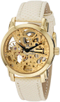 Akribos Xxiv Women's Akr431yg Diamond Gold Swiss Quartz Floating Watch on http://lolobu.com/o/2157 