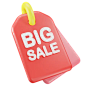 Big Sale  3D Icon