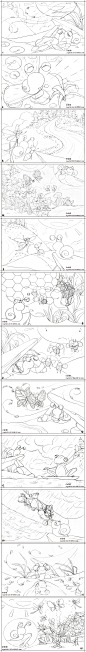 Q姑妞 商插故事《蜗牛搬家》P1-P12线稿。本发布仅用于个人宣传，不用于任何其他商业用途。#儿童插画# #商插# #线稿#（图片均为本人原创，转载分享请注明出处）